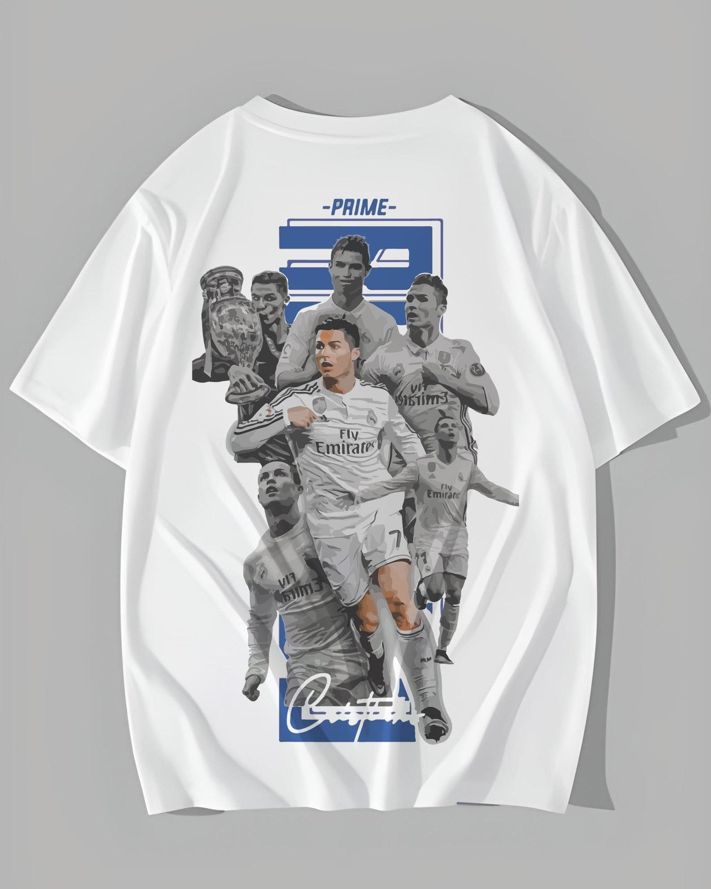 FOOTBALL REVOLUTION WHITE OVERSIZED T-SHIRT