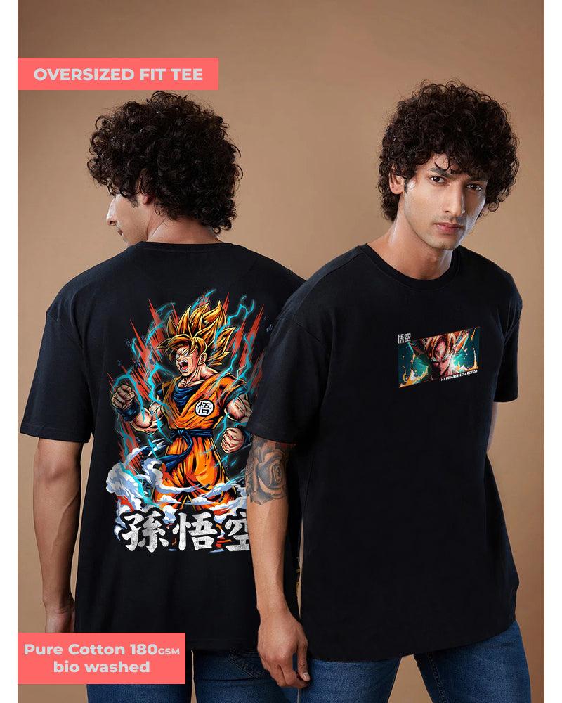 ANIME MIGHTY POWER UNLEASHED OVERSIZED T-SHIRT