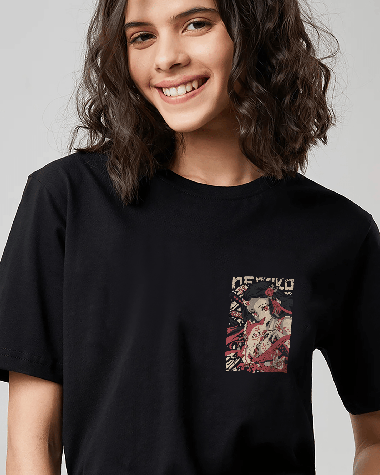 ANIME BLACK T-SHIRT