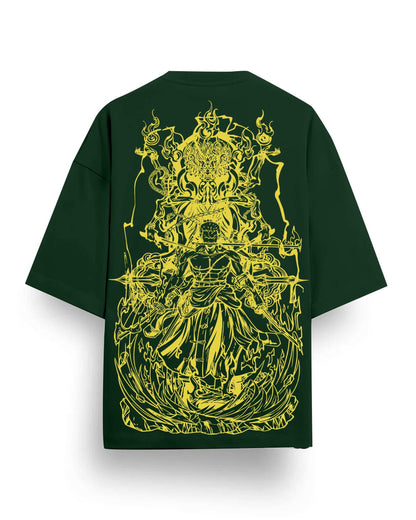 ONE PIECE | Oversized | 240GSM (100% Cotton) | Bottle Green Color