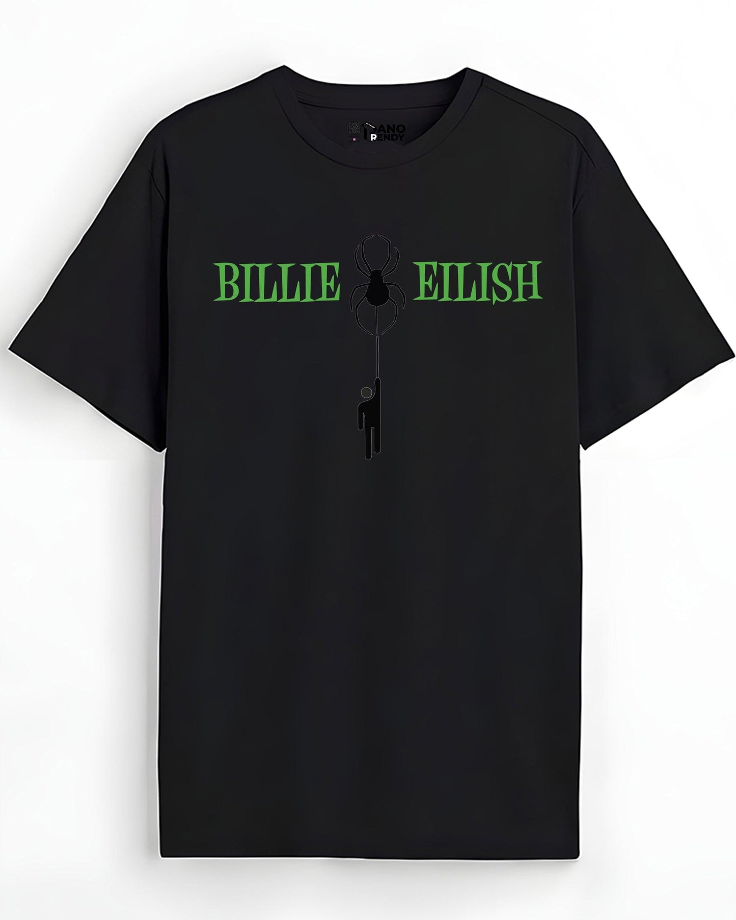 BILLIE EILISH MELODIES MUSIC BLACK REGULAR T-SHIRT