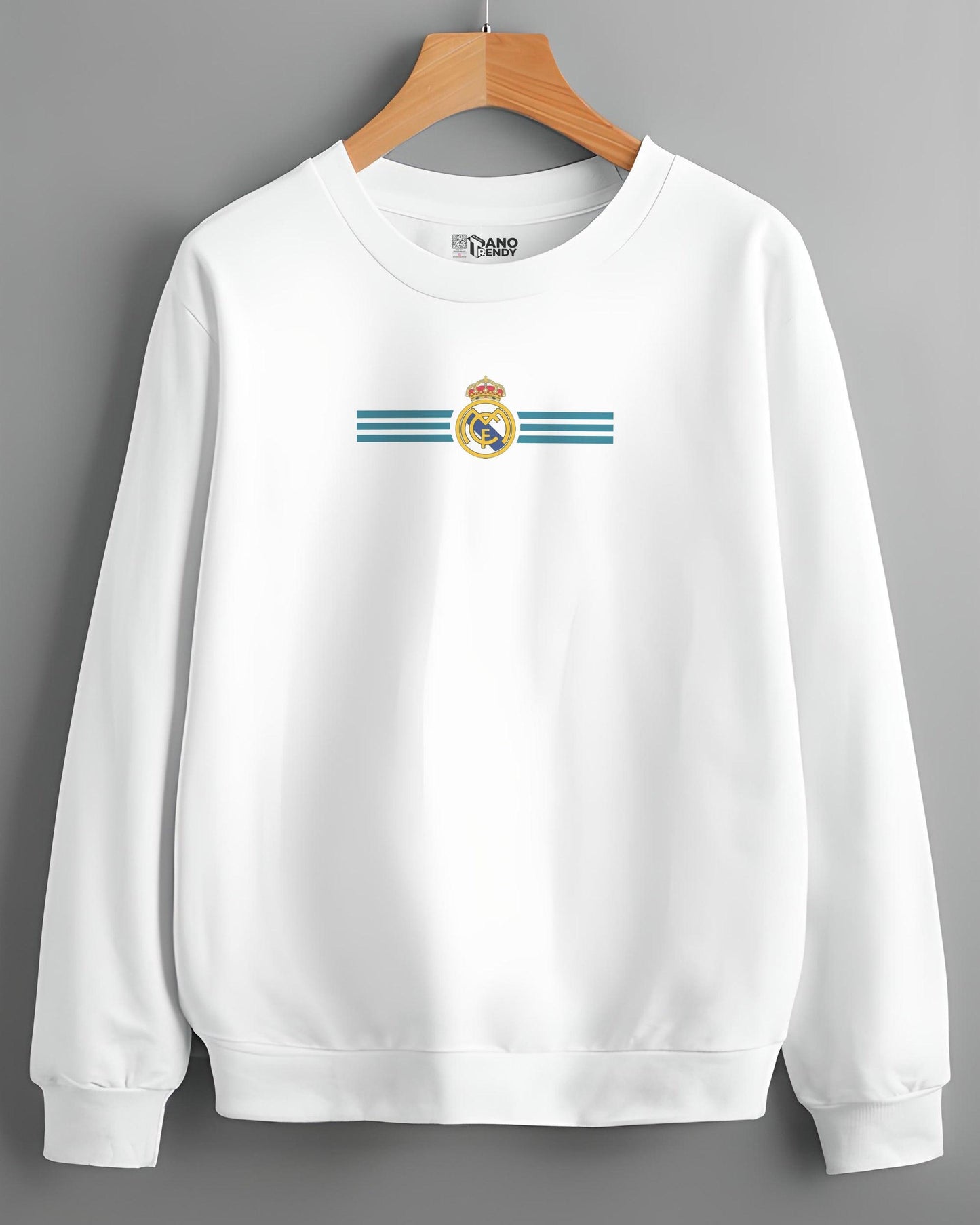 FOOTBALL REVOLUTION REGULAR FIT WHITE SWEATSHIRT