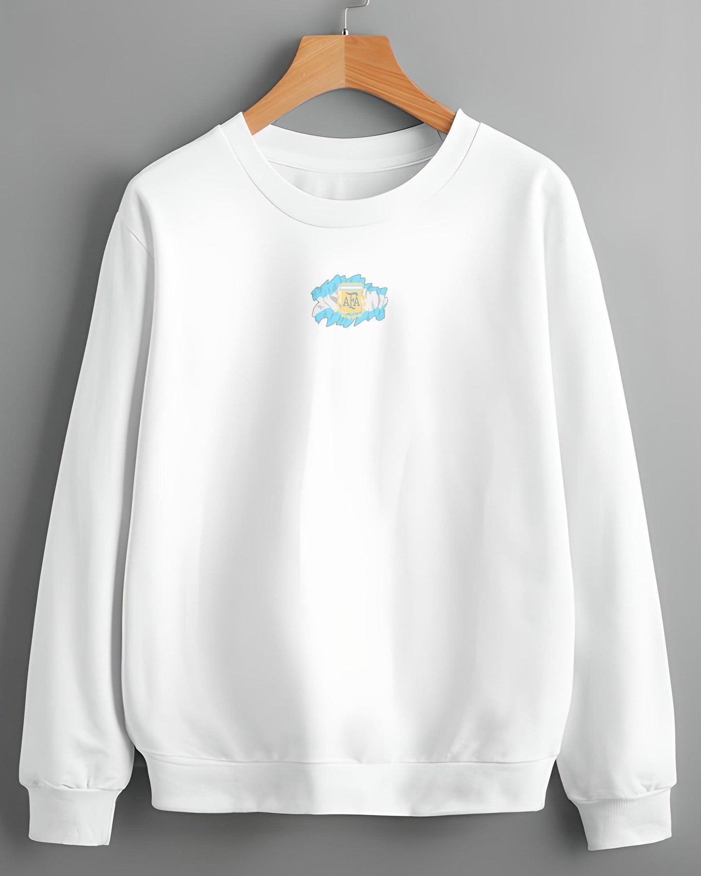 FOOTBALL ICON WHITE SWEATSHIRT