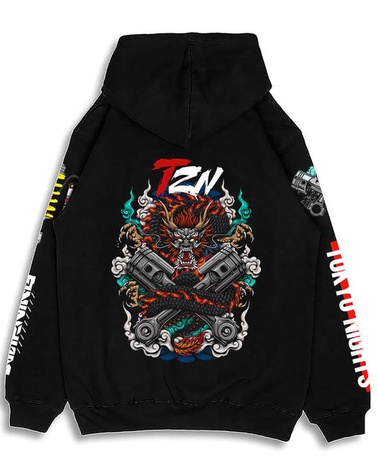 NITRO PISTON MONSTER BLACK HOODIE