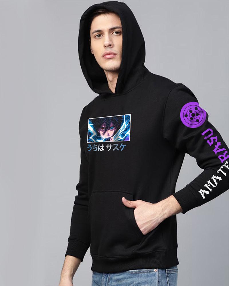 SHADOW NINJA BLACK REGULAR FIT HOODIE