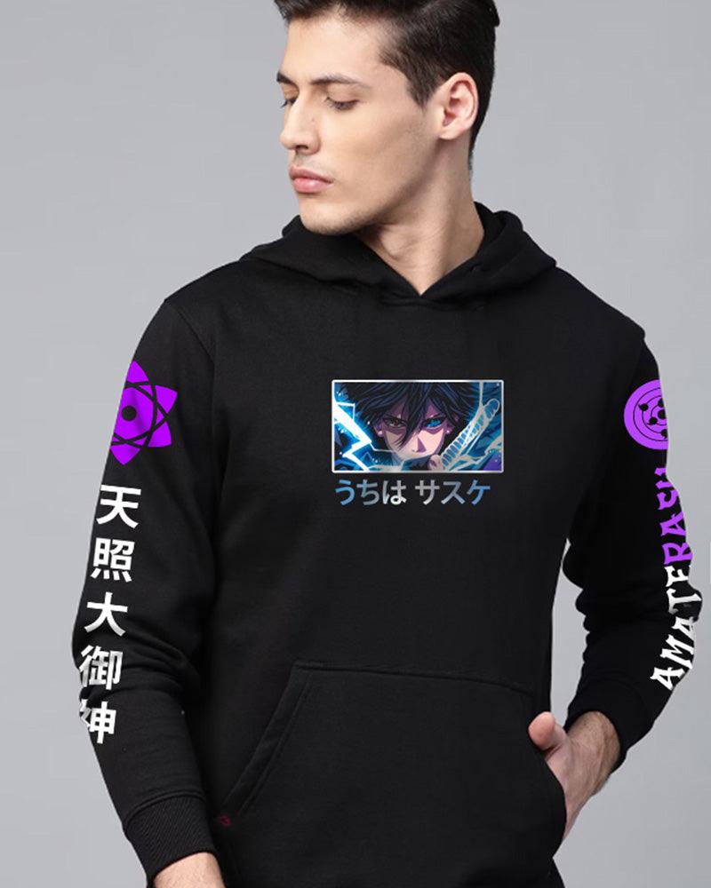 SHADOW NINJA BLACK REGULAR FIT HOODIE