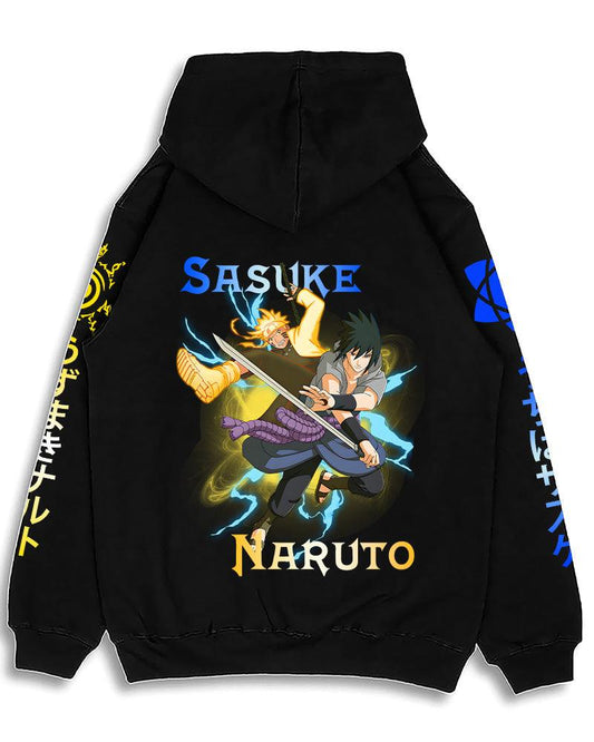 ANIME DARK NINJA GLORY BLACK HOODIE