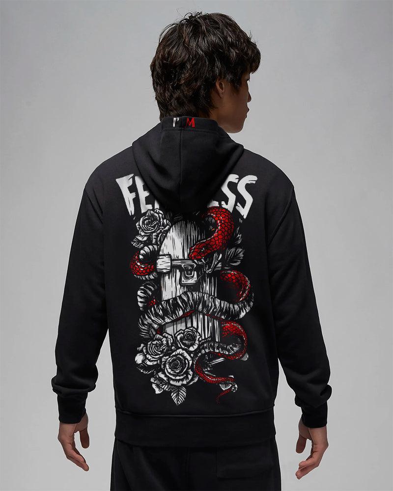 FEARLESS REPTILE BLACK HOODIE