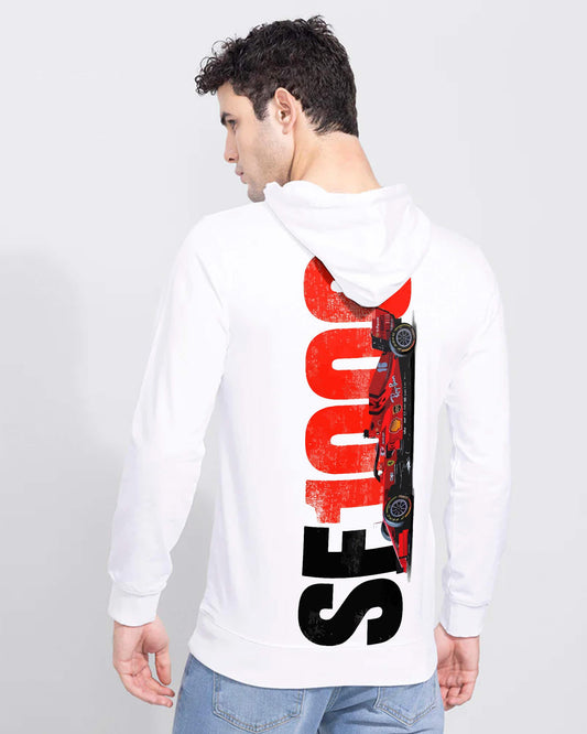 FORMULA OF SPEED CARS WHITE HOODIE