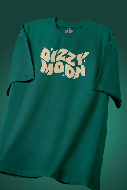 DIZZY MOOD | HEAVY WEIGHT OVERSIZED T-SHIRT | BOTTLE GREEN