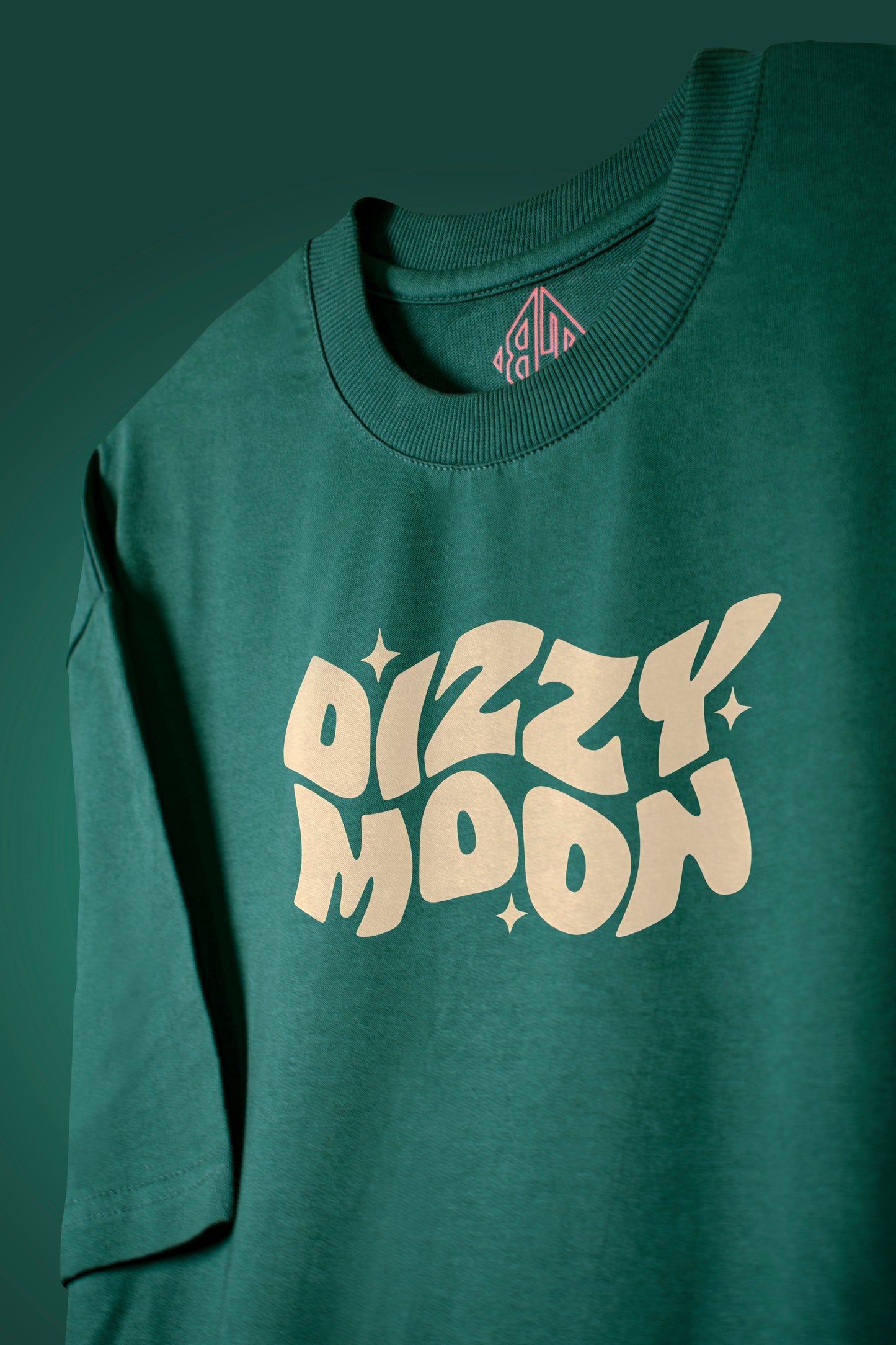 DIZZY MOOD | HEAVY WEIGHT OVERSIZED T-SHIRT | BOTTLE GREEN