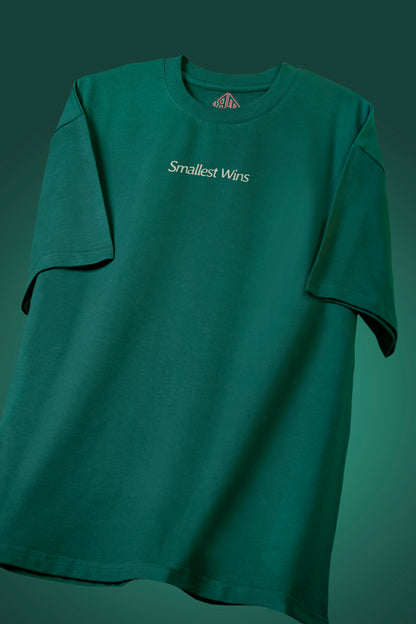 CELEBRATE NATURE | HEAVY WEIGHT OVERSIZED T-SHIRT | BOTTLE GREEN