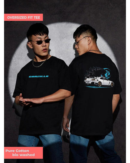 CARZILLA BLACK OVERSIZED T-SHIRT