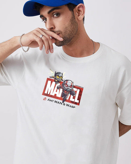 ANT MICRO HERO OVERSIZED T-SHIRT WHITE 260GSM