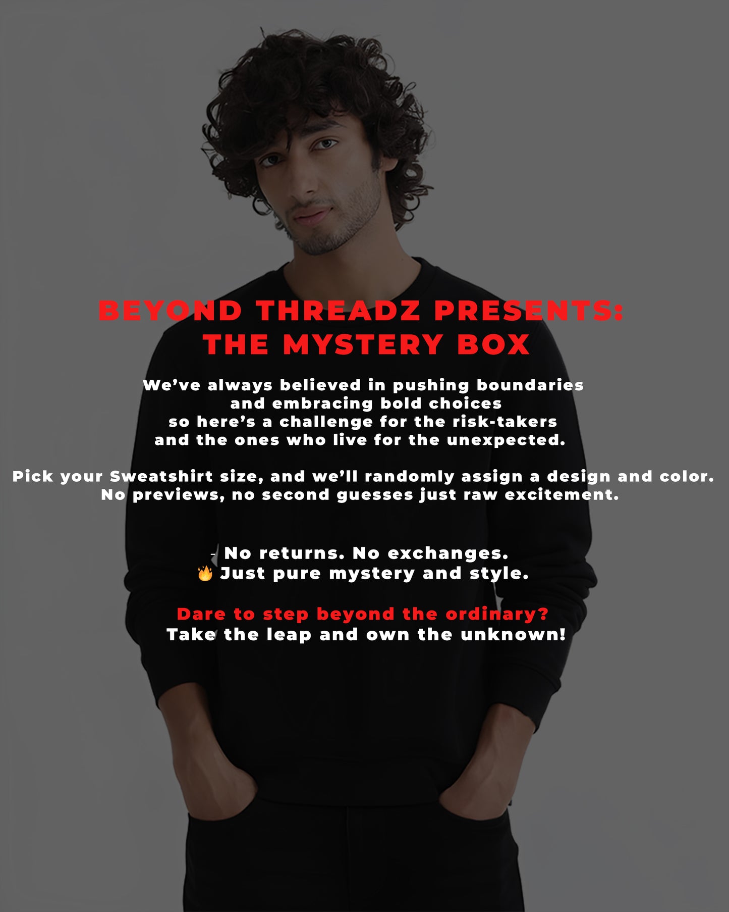 Mystery Sweatshirt| Regular Fit | 350 GSM (100% Cotton)