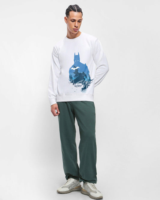 Batman White | Regular Fit Sweatshirt