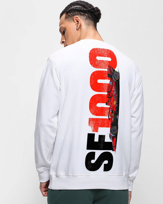 SPEED EDITION WHITE SWEATSHIRT