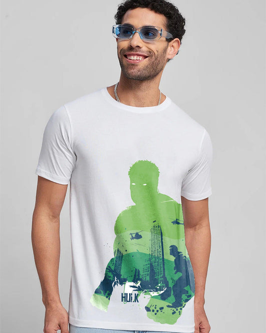 GREEN GIANT UNSTOPPABLE WHITE REGULAR T-SHIRT